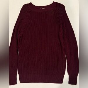 Bubble Baby Women’s Bamboo Sweater | Maroon | NWT